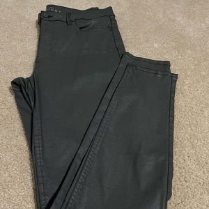 WHBM skinny coated denim pant
